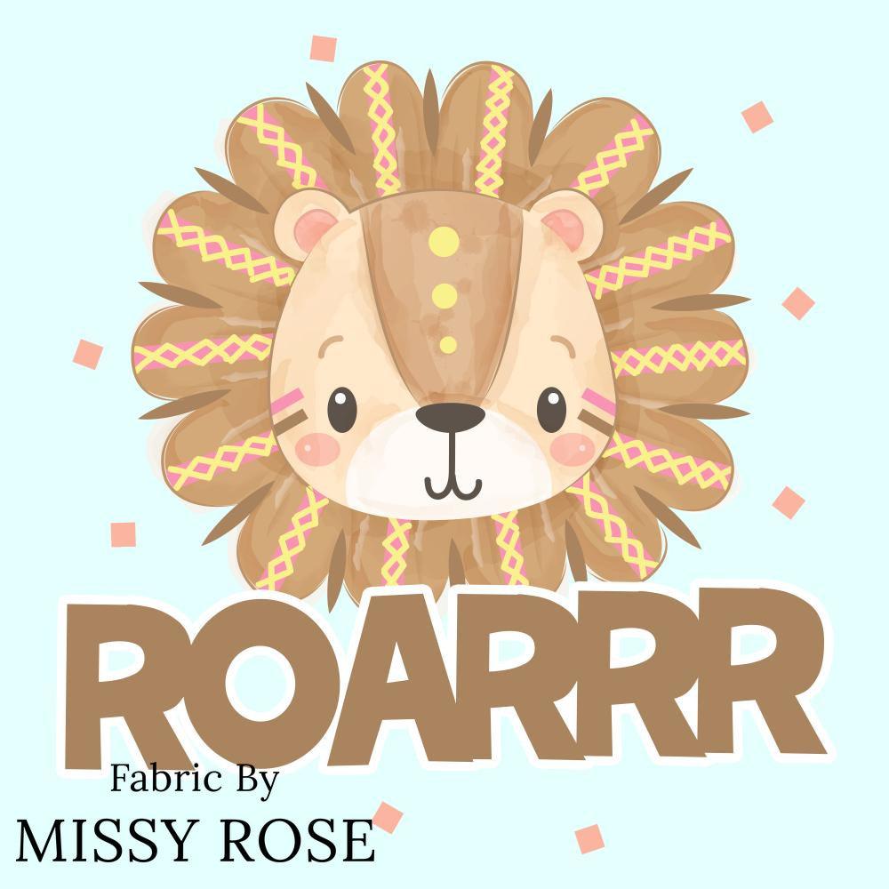 Design 853 Panel Fabric – custom printed pre-order fabric Australia | Fabric by Missy Rose