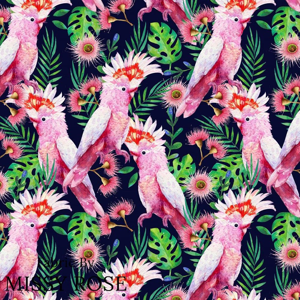 Design 858 Bird Fabric – made-to-order custom fabric by the metre | Fabric by Missy Rose