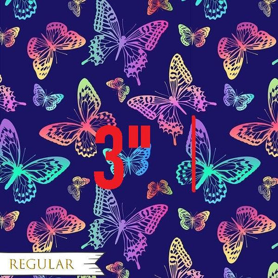 Navy Butterfly Fabric