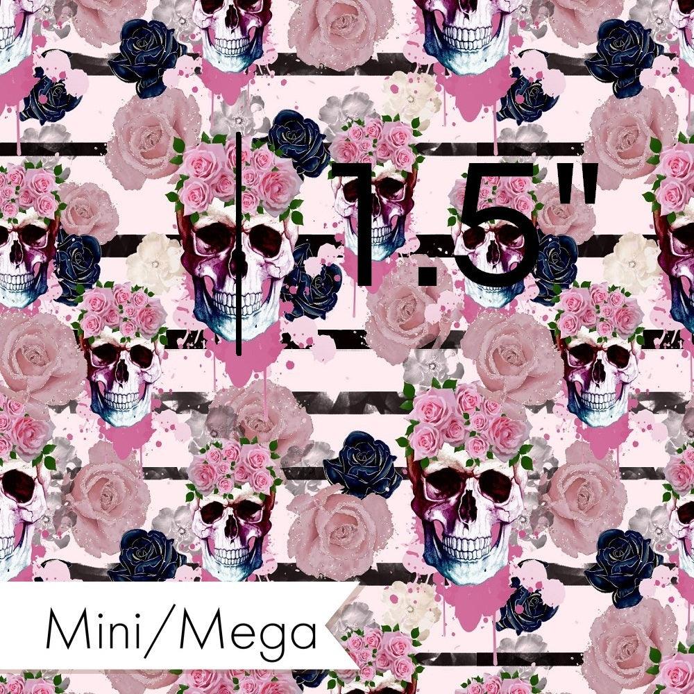 Design 861 Pink Skulls Fabric – pre-order designer fabric Australia | Fabric by Missy Rose
