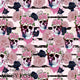 Design 861 - Pink Skulls Fabric