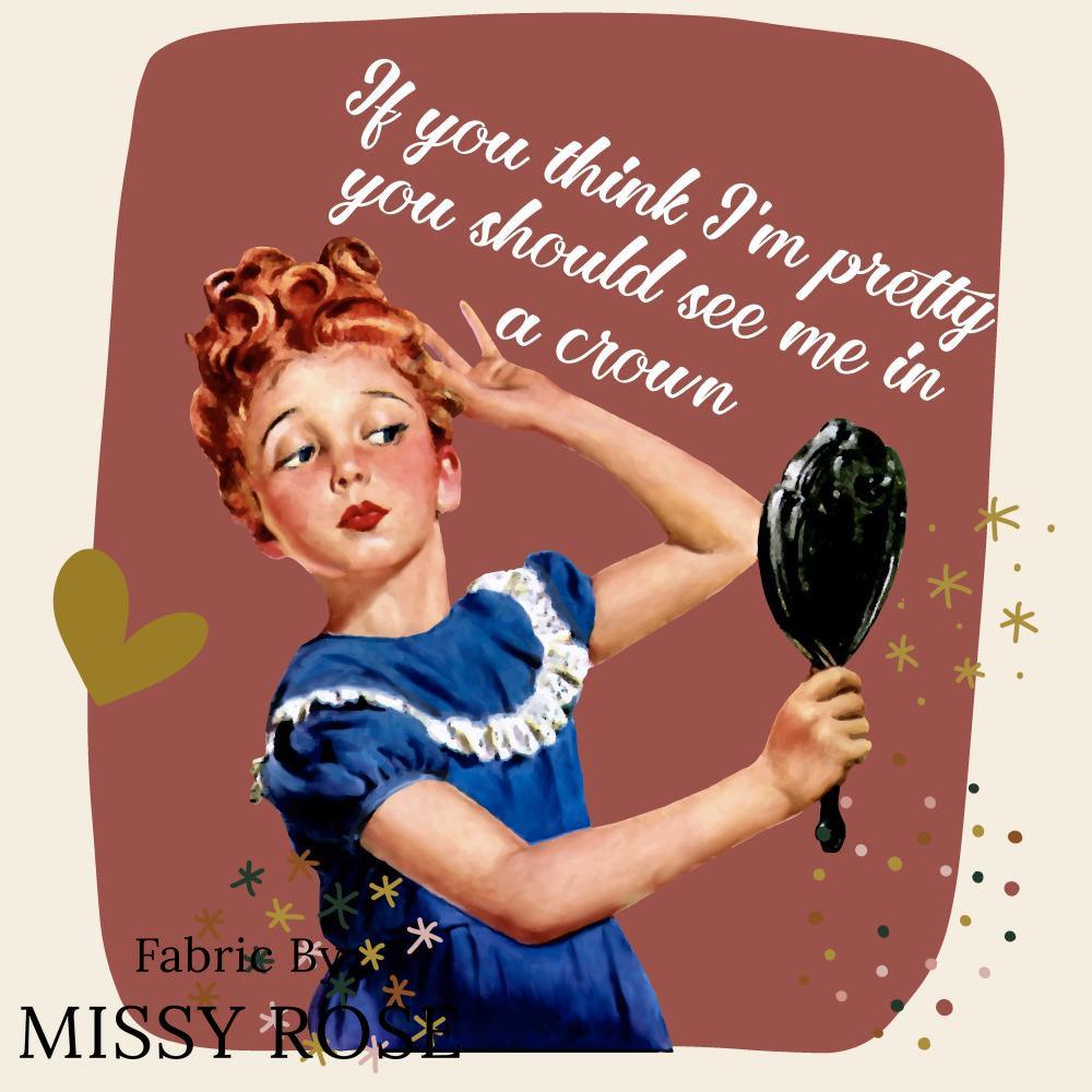 Design 862 Panel Fabric – premium custom printed fabric for sewing | Fabric by Missy Rose