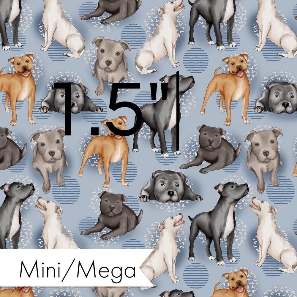 Design 863 Staffy Fabric – pre-order designer fabric Australia | Fabric by Missy Rose