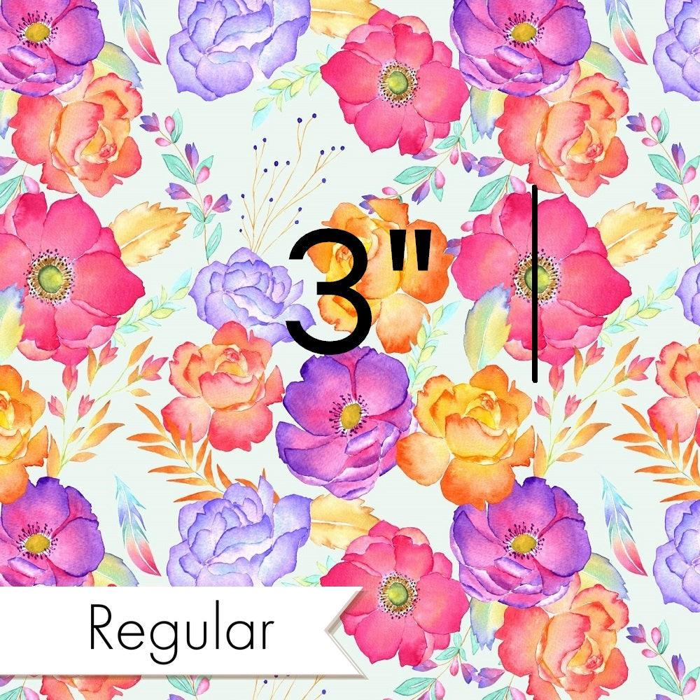 Design 866 Green Floral Fabric – premium custom printed fabric for sewing | Fabric by Missy Rose