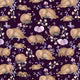 Design 869 - Navy Platypus Fabric