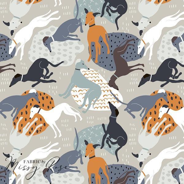 Unlimited Greyhound Fabric – pre-order designer fabric Australia | Fabric by Missy Rose