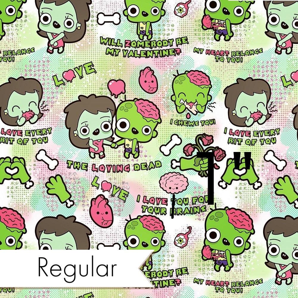 Design 872 Zombie Fabric – custom printed pre-order fabric Australia | Fabric by Missy Rose
