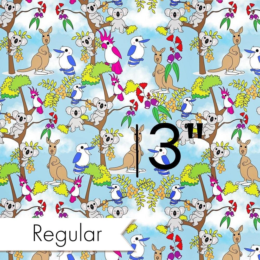 Design 873 Australian Animals Fabric – Australian custom printed fabric pre-order | Fabric by Missy Rose