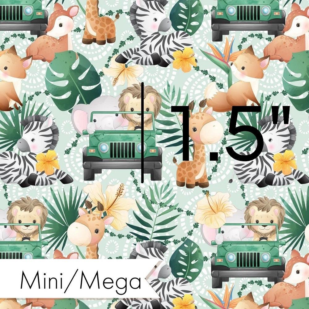 Design 875 Safari Animals Fabric – Australian custom printed fabric pre-order | Fabric by Missy Rose