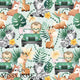 Design 875 - Safari Animals Fabric
