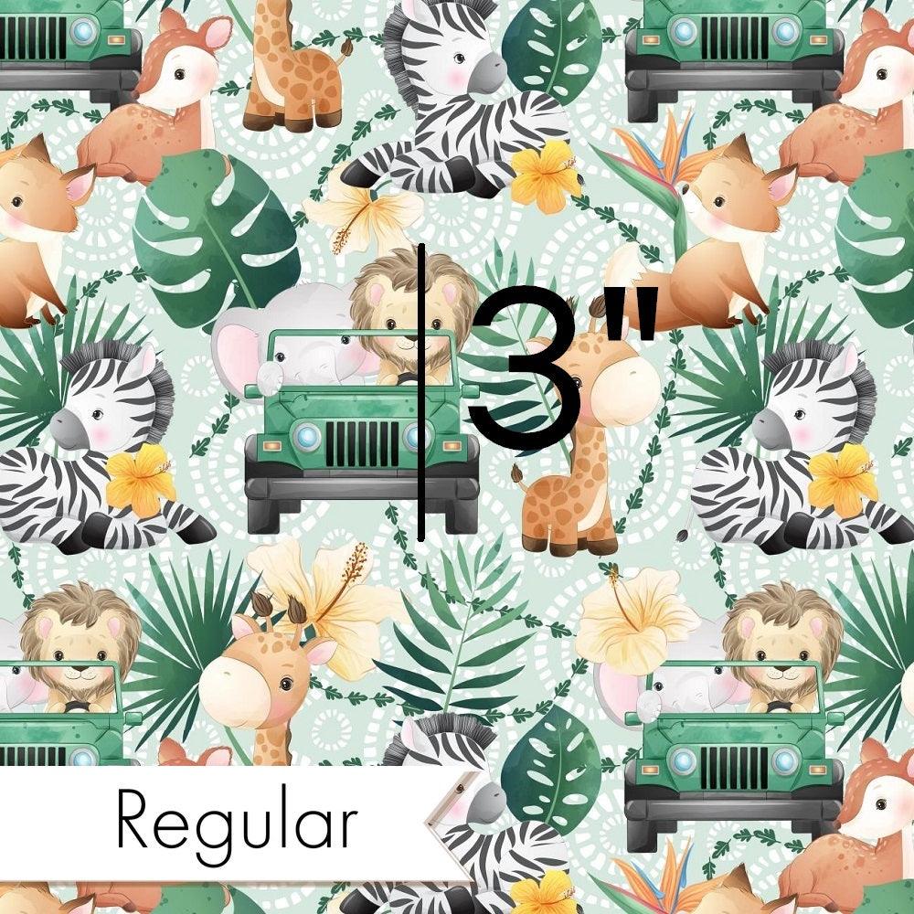 Design 875 Safari Animals Fabric – made-to-order custom fabric by the metre | Fabric by Missy Rose