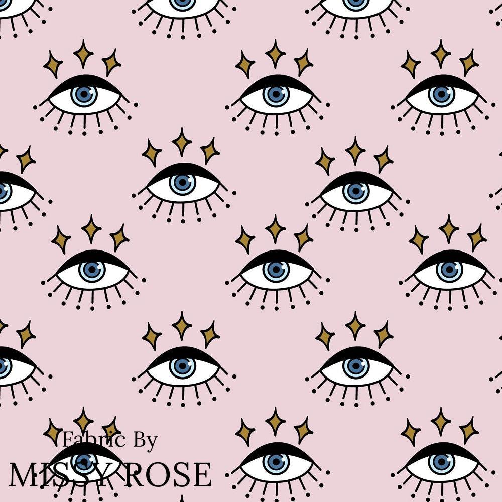 Design 878 Retro Eyes Fabric – made-to-order custom fabric by the metre | Fabric by Missy Rose