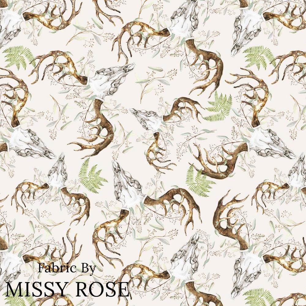 Design 881 Boho Skull Fabric – Australian custom printed fabric pre-order | Fabric by Missy Rose