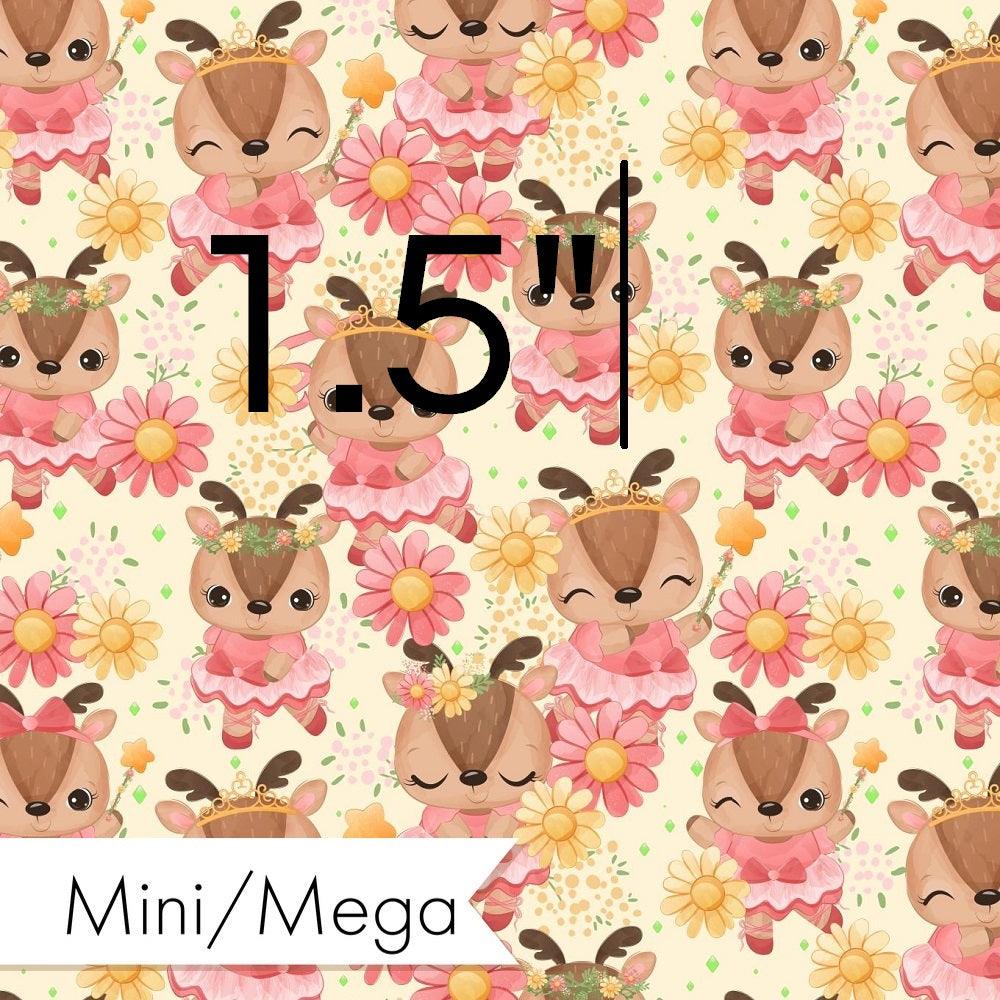 Design 882 Ballerina Deer Fabric – Australian custom printed fabric pre-order | Fabric by Missy Rose