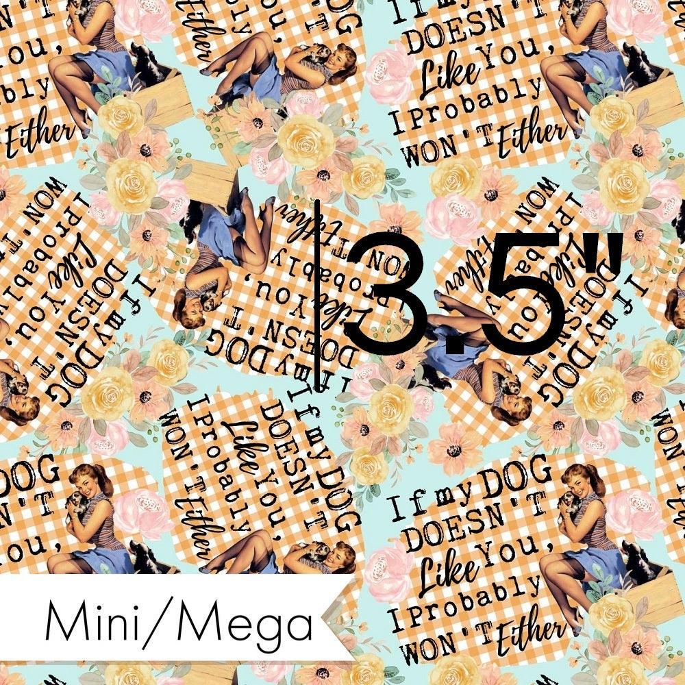 Design 883 Retro Dog Fabric – premium custom printed fabric for sewing | Fabric by Missy Rose
