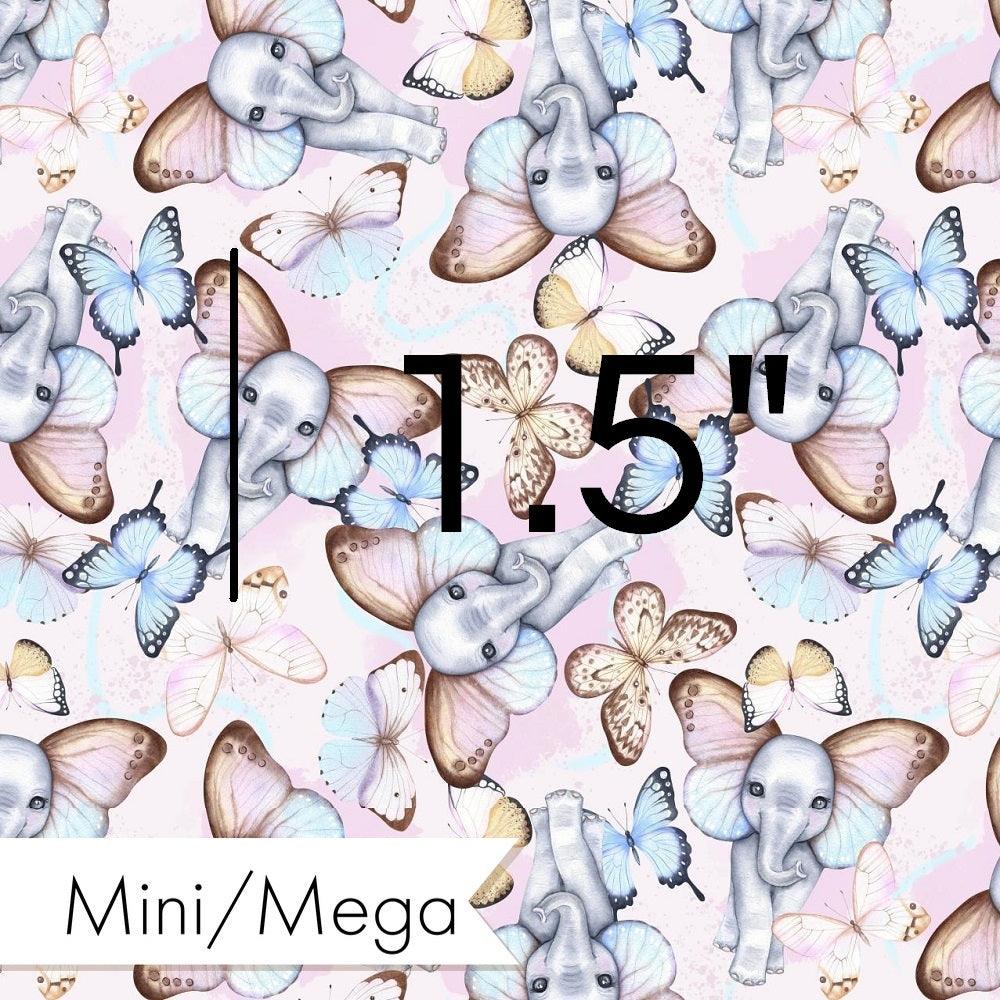 Design 886 Butterfly Elephant Fabric – pre-order designer fabric Australia | Fabric by Missy Rose