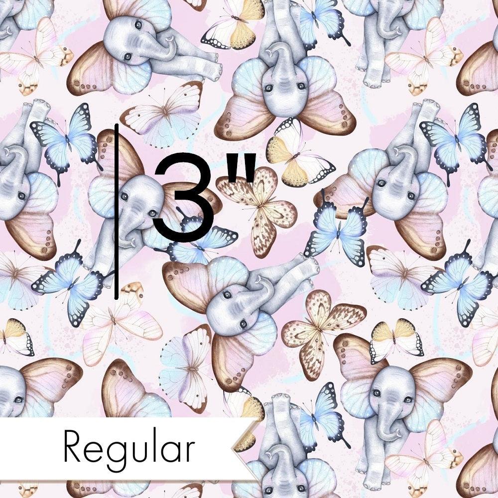 Design 886 Butterfly Elephant Fabric – premium custom printed fabric for sewing | Fabric by Missy Rose