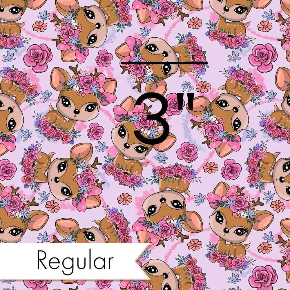 Design 888 Purple Deer Fabric – premium custom printed fabric for sewing | Fabric by Missy Rose