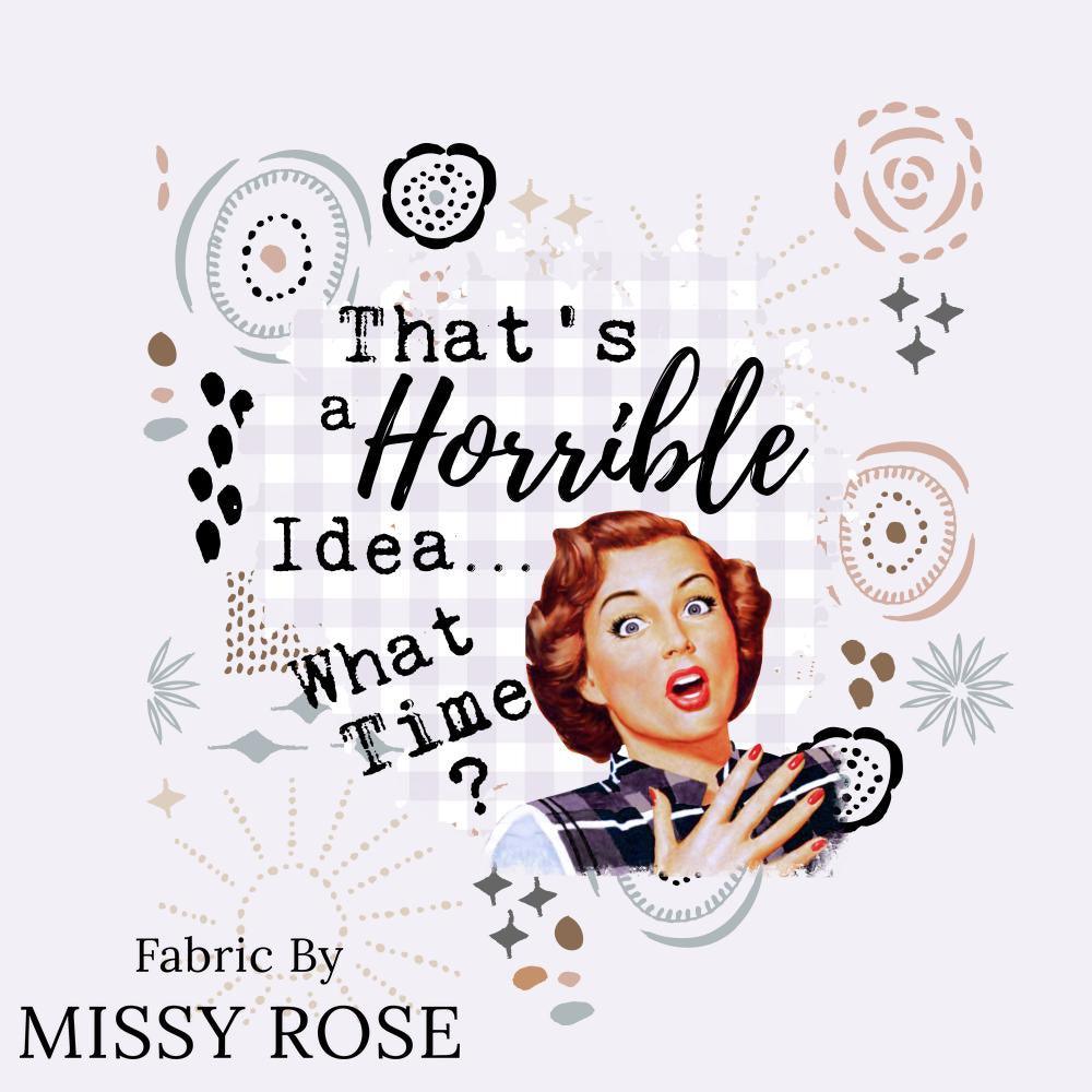 Design 890 Panel Fabric – premium custom printed fabric for sewing | Fabric by Missy Rose