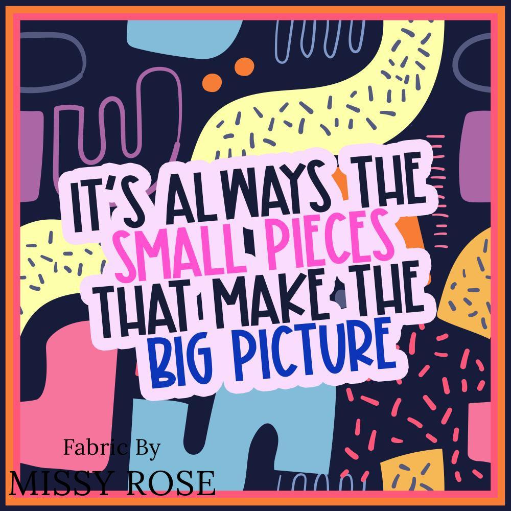 Design 892 Panel Fabric – premium custom printed fabric for sewing | Fabric by Missy Rose