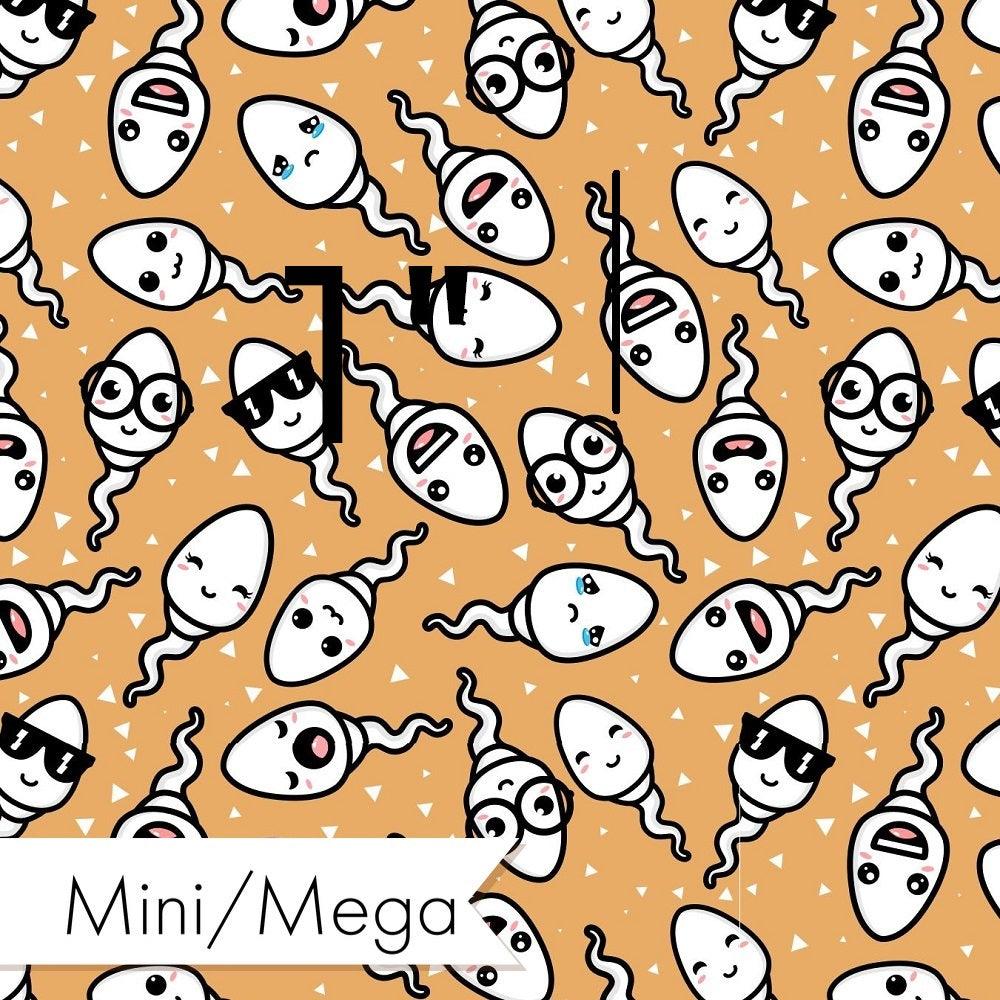 Design 893 Sperm Fabric – Australian custom printed fabric pre-order | Fabric by Missy Rose