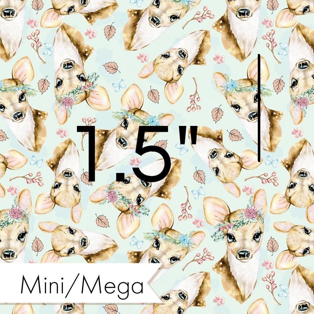 Design 896 Blue Deer Fabric – premium custom printed fabric for sewing | Fabric by Missy Rose