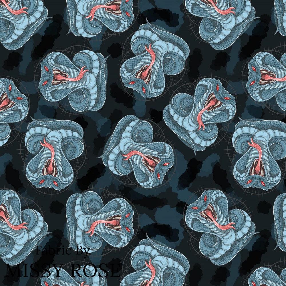Design 897 Cobra Fabric – premium custom printed fabric for sewing | Fabric by Missy Rose