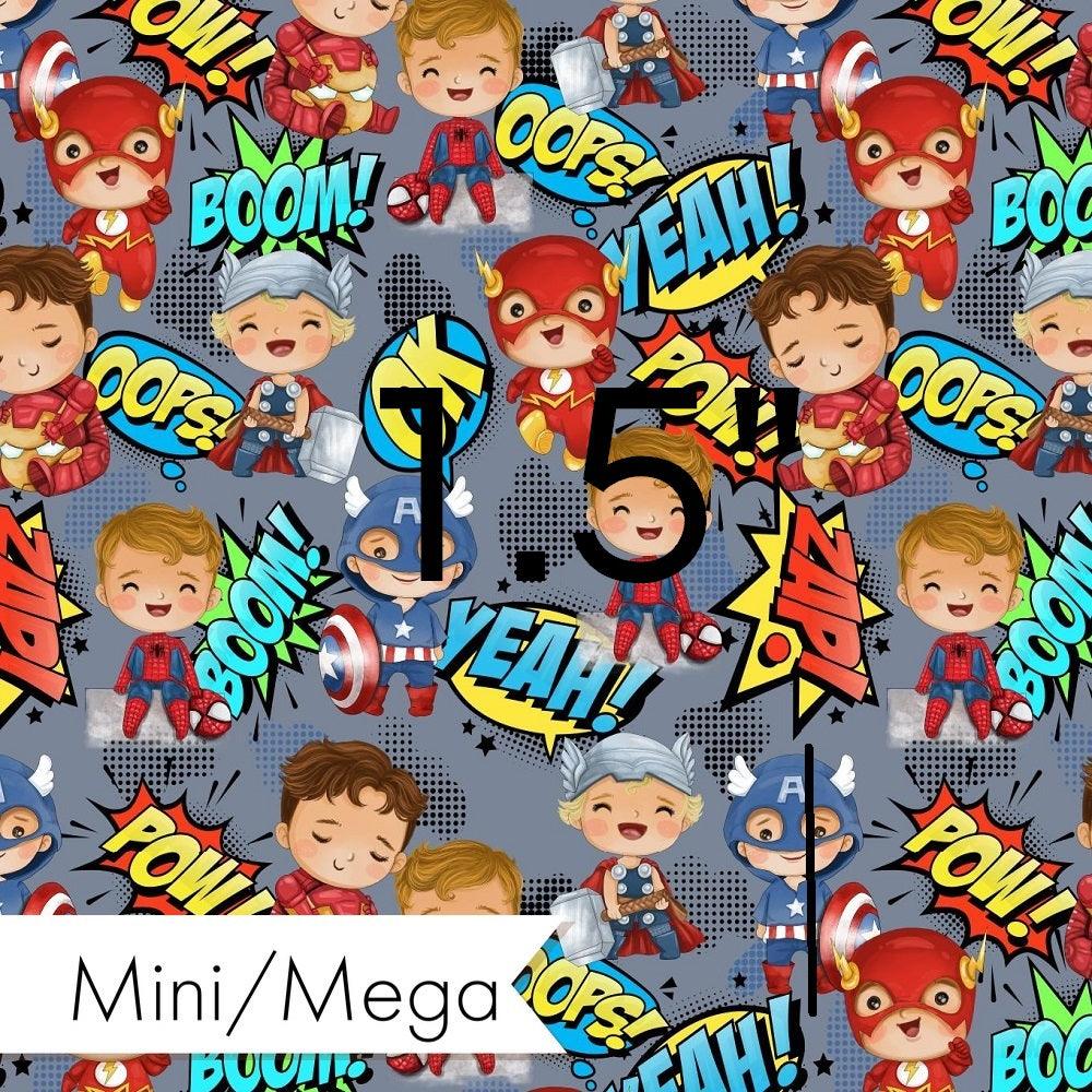 Design 899 Superhero Fabric – pre-order designer fabric Australia | Fabric by Missy Rose