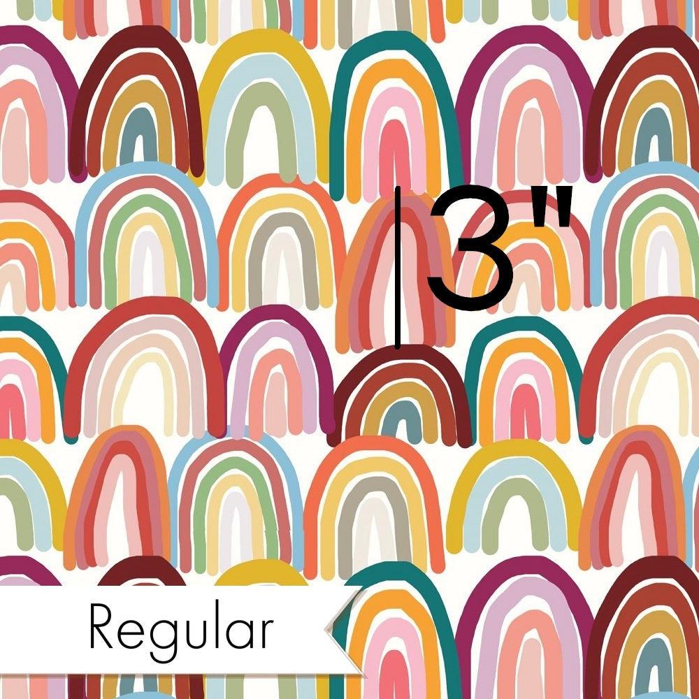 Design 9 Rainbow Fabric – premium custom printed fabric for sewing | Fabric by Missy Rose