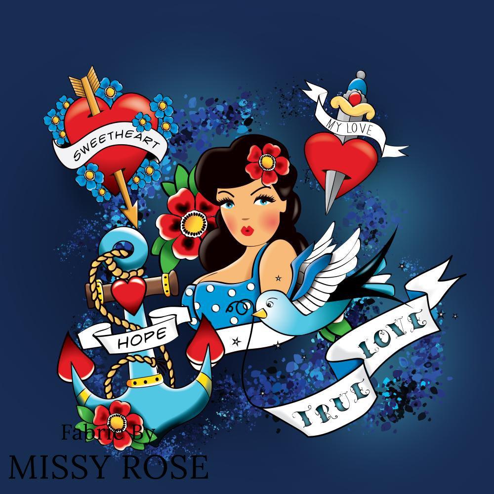 Design 90 Panel Fabric – Australian custom printed fabric pre-order | Fabric by Missy Rose