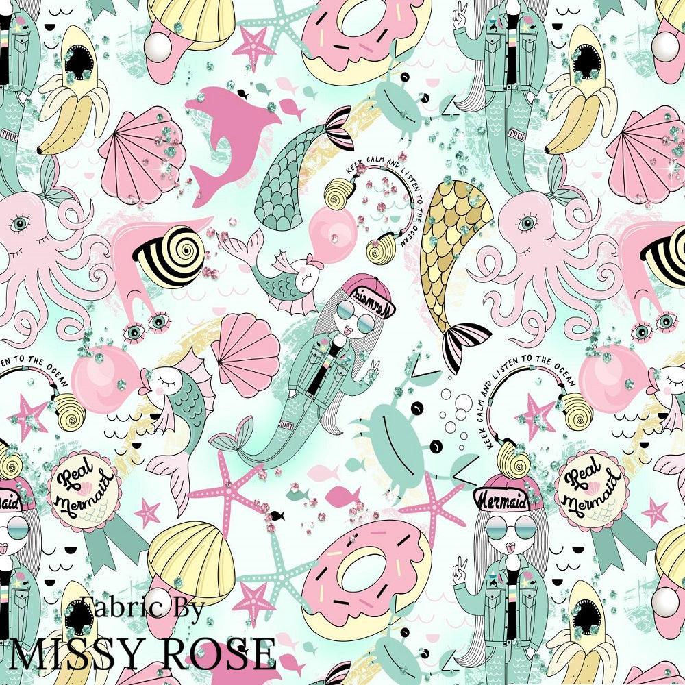Design 901 Salty Mermaid Fabric – pre-order designer fabric Australia | Fabric by Missy Rose