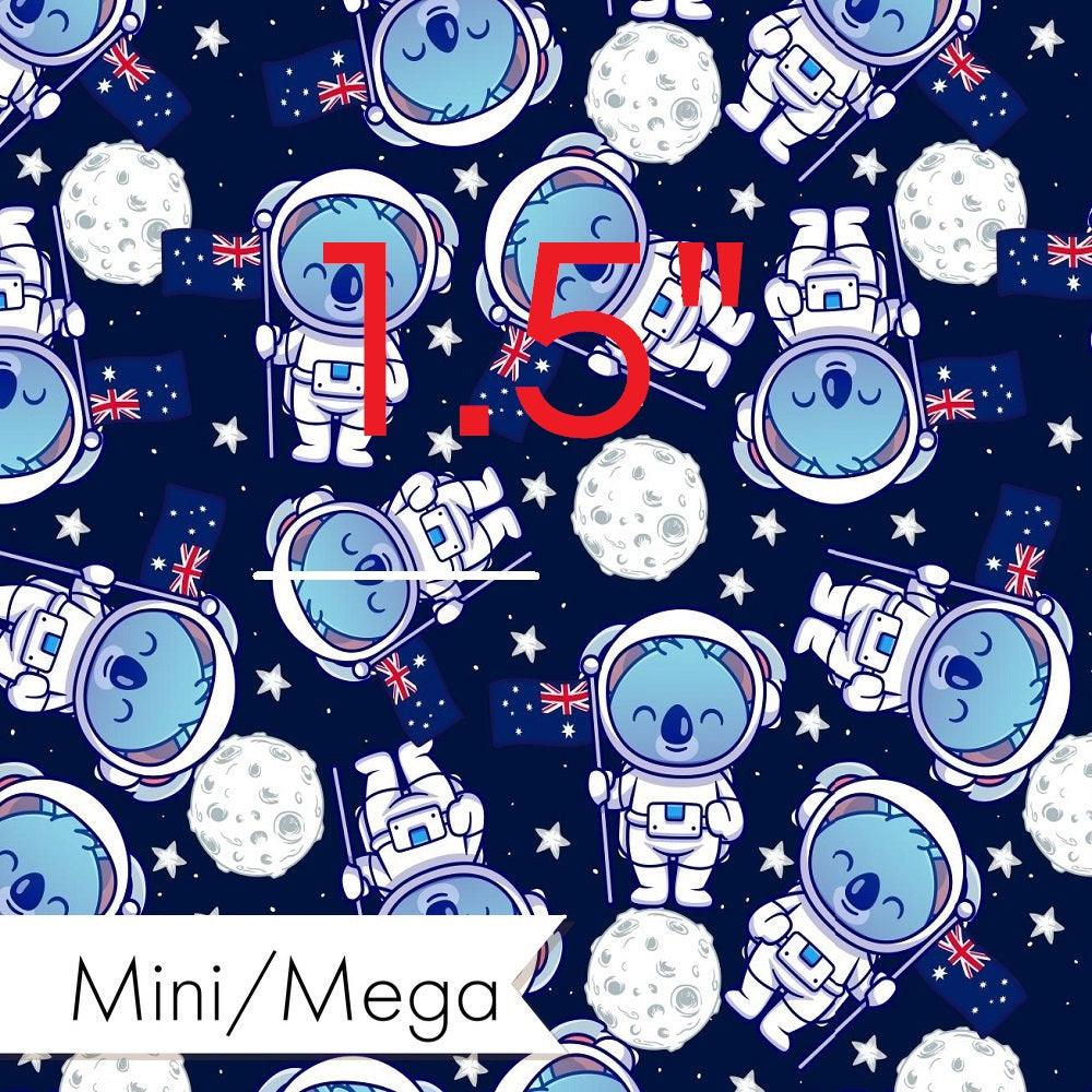 Design 903 Space Koala Fabric – custom printed pre-order fabric Australia | Fabric by Missy Rose