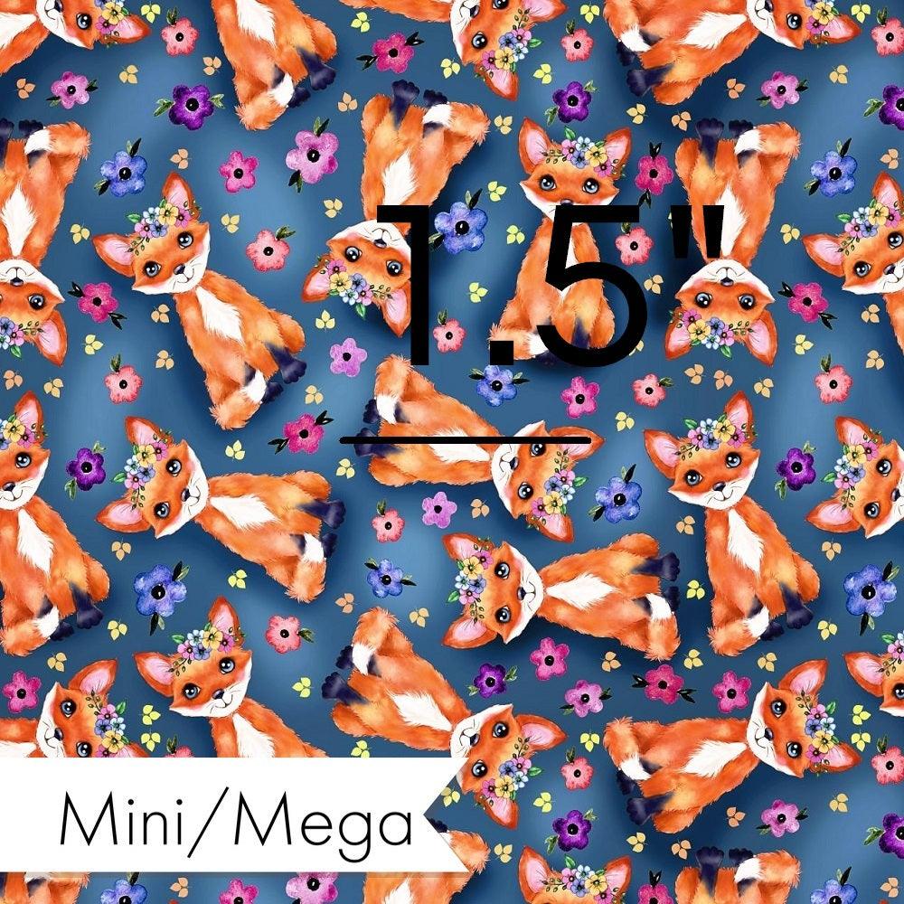 Design 907 Navy Fox Fabric – pre-order designer fabric Australia | Fabric by Missy Rose