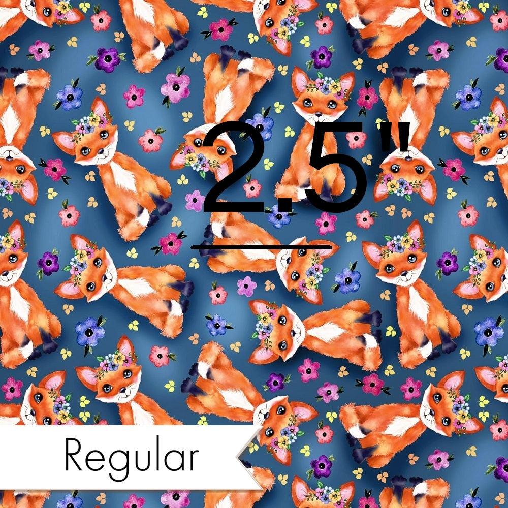 Design 907 Navy Fox Fabric – premium custom printed fabric for sewing | Fabric by Missy Rose