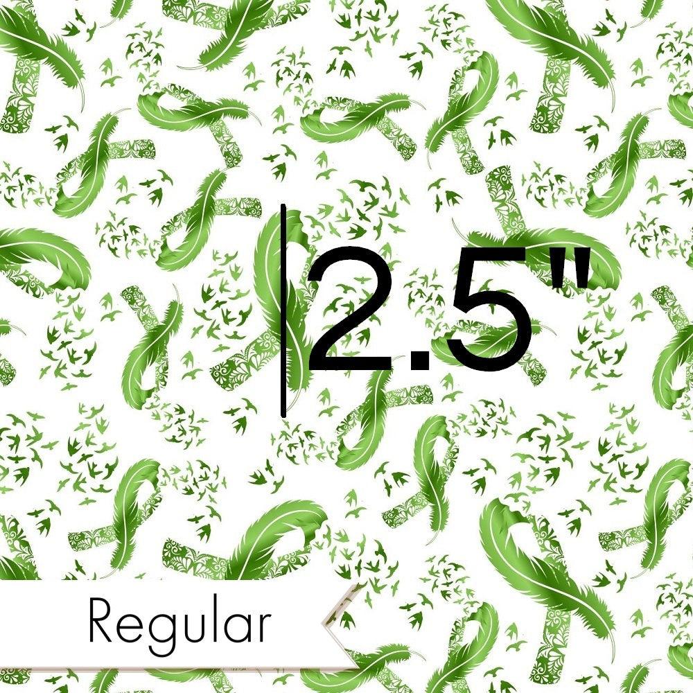 Design 908 Green Ribbon Fabric – custom printed pre-order fabric Australia | Fabric by Missy Rose
