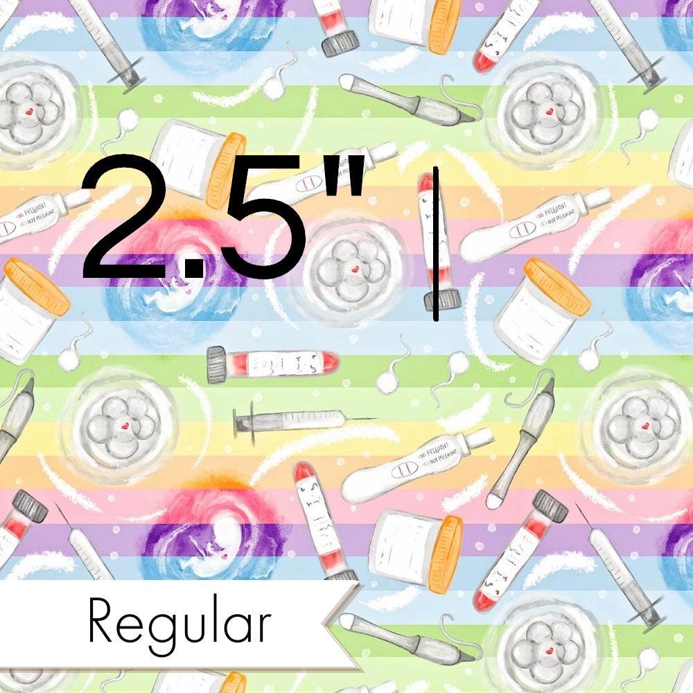 Design 909 Rainbow IVF Fabric – premium custom printed fabric for sewing | Fabric by Missy Rose