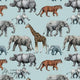 Unlimited - Safari Animal Fabric