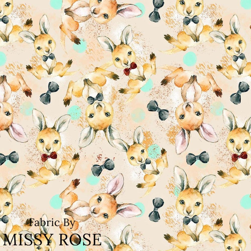 Design 910 Kangaroo Fabric – premium custom printed fabric for sewing | Fabric by Missy Rose