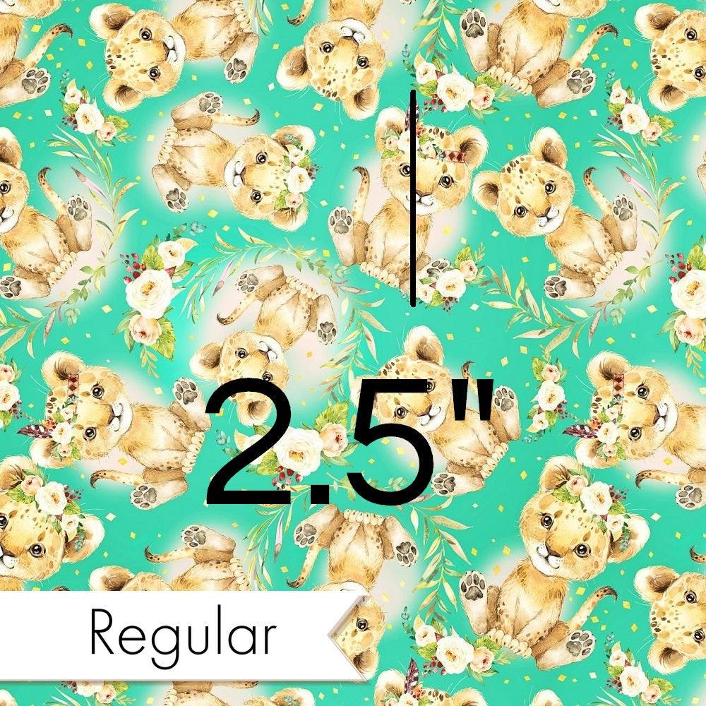Design 911 Teal Lion Fabric – made-to-order custom fabric by the metre | Fabric by Missy Rose