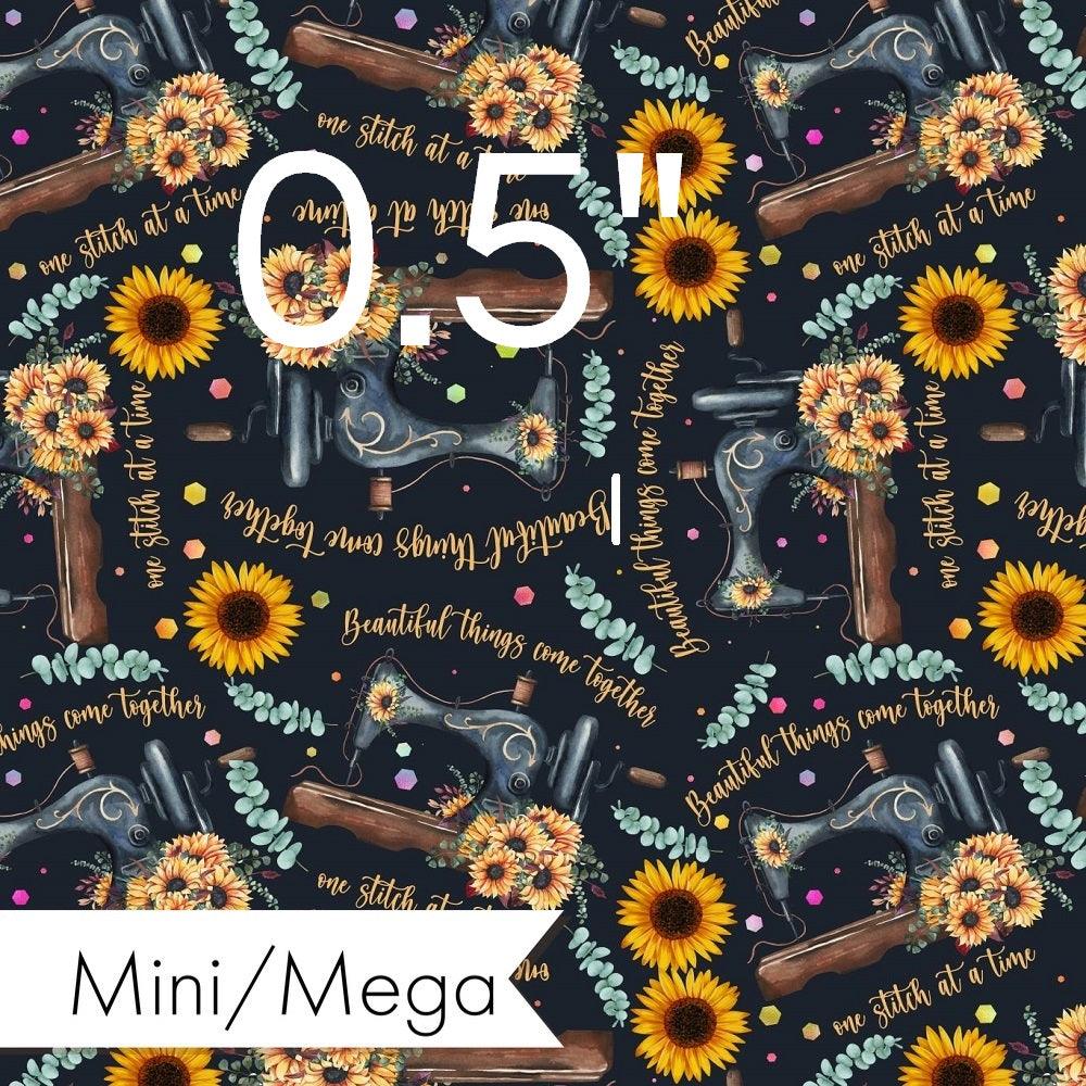 Design 916 Sunflower Sewing Fabric – premium custom printed fabric for sewing | Fabric by Missy Rose