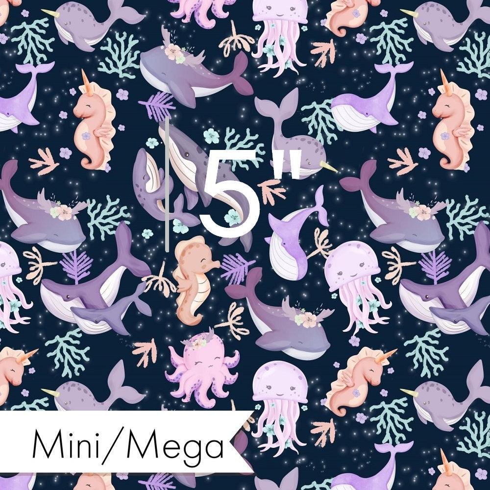 Design 919 Sea Animals Fabric – premium custom printed fabric for sewing | Fabric by Missy Rose