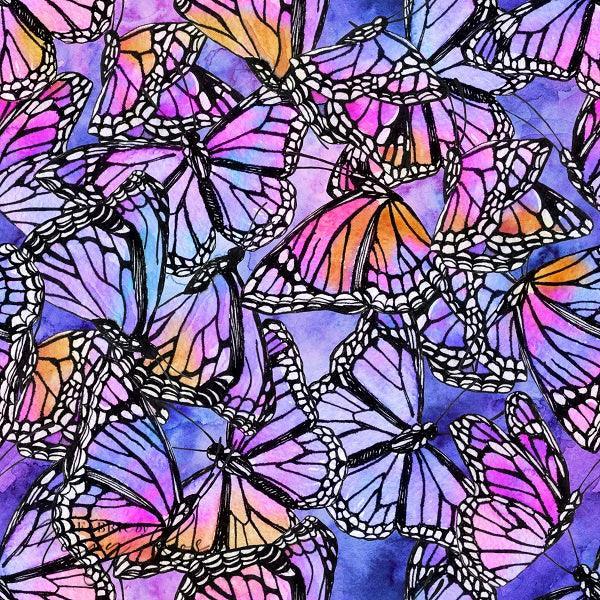 Unlimited Butterfly Wings Fabric – premium custom printed fabric for sewing | Fabric by Missy Rose