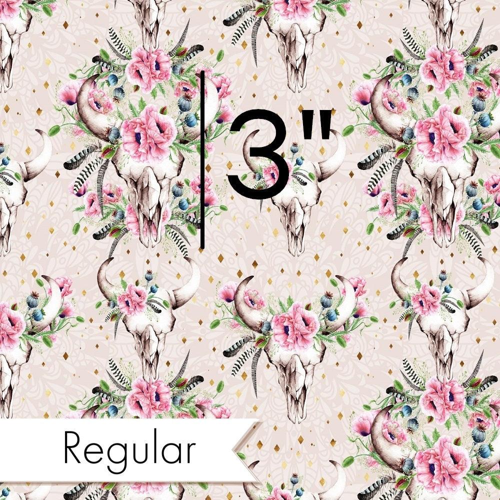 Design 920 Poppy Skull Fabric – custom printed pre-order fabric Australia | Fabric by Missy Rose