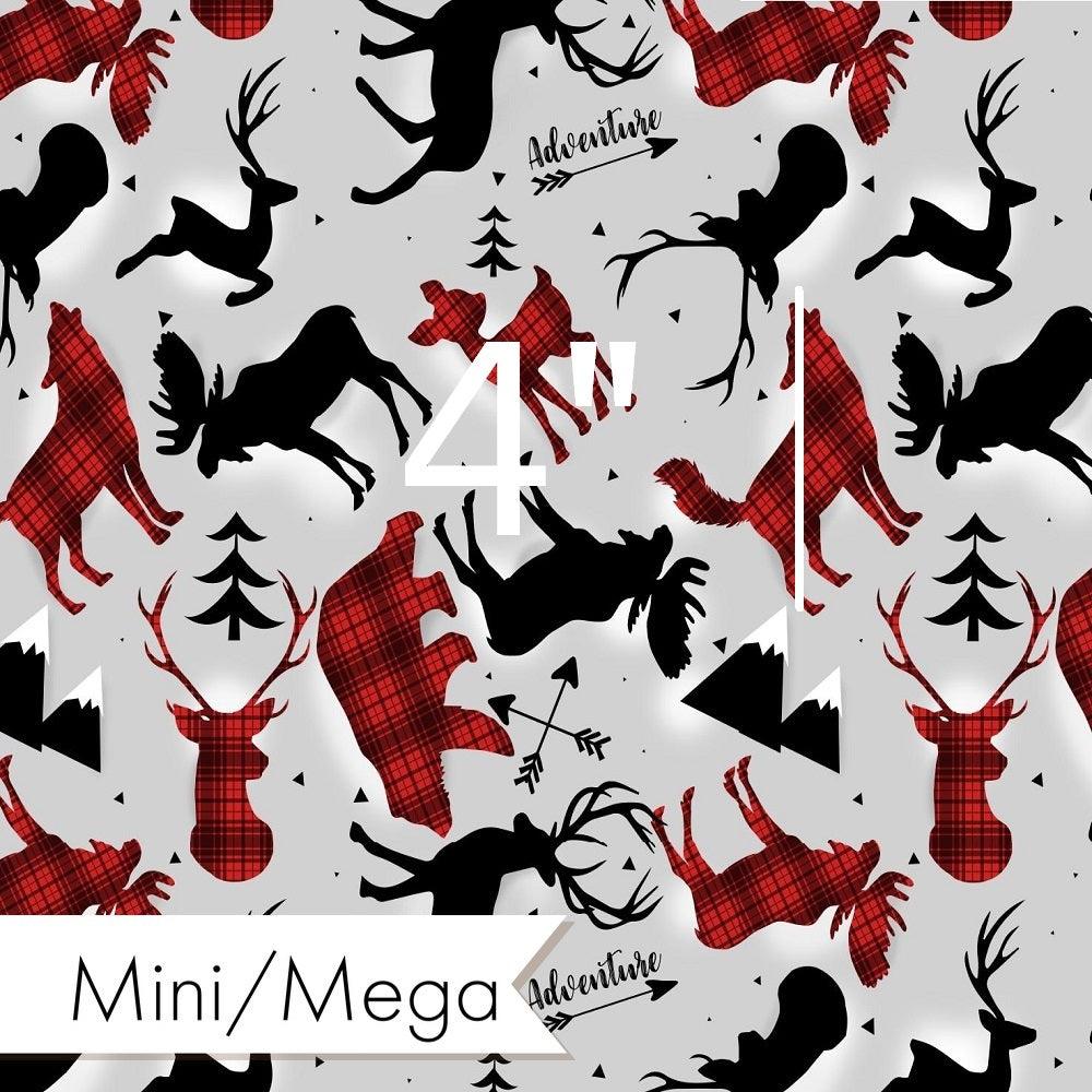 Design 925 Grey Woodlands Fabric – premium custom printed fabric for sewing | Fabric by Missy Rose