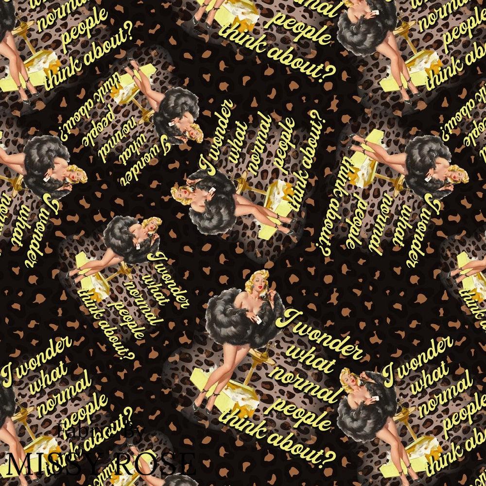 Design 926 Funny Retro Fabric – custom printed pre-order fabric Australia | Fabric by Missy Rose