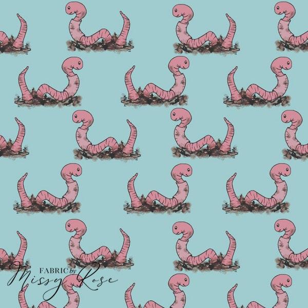 Design 93 - Worm Fabric - Fabric by Missy Rose Pre-Order