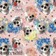 Design 932 - Pink Skulls Fabric
