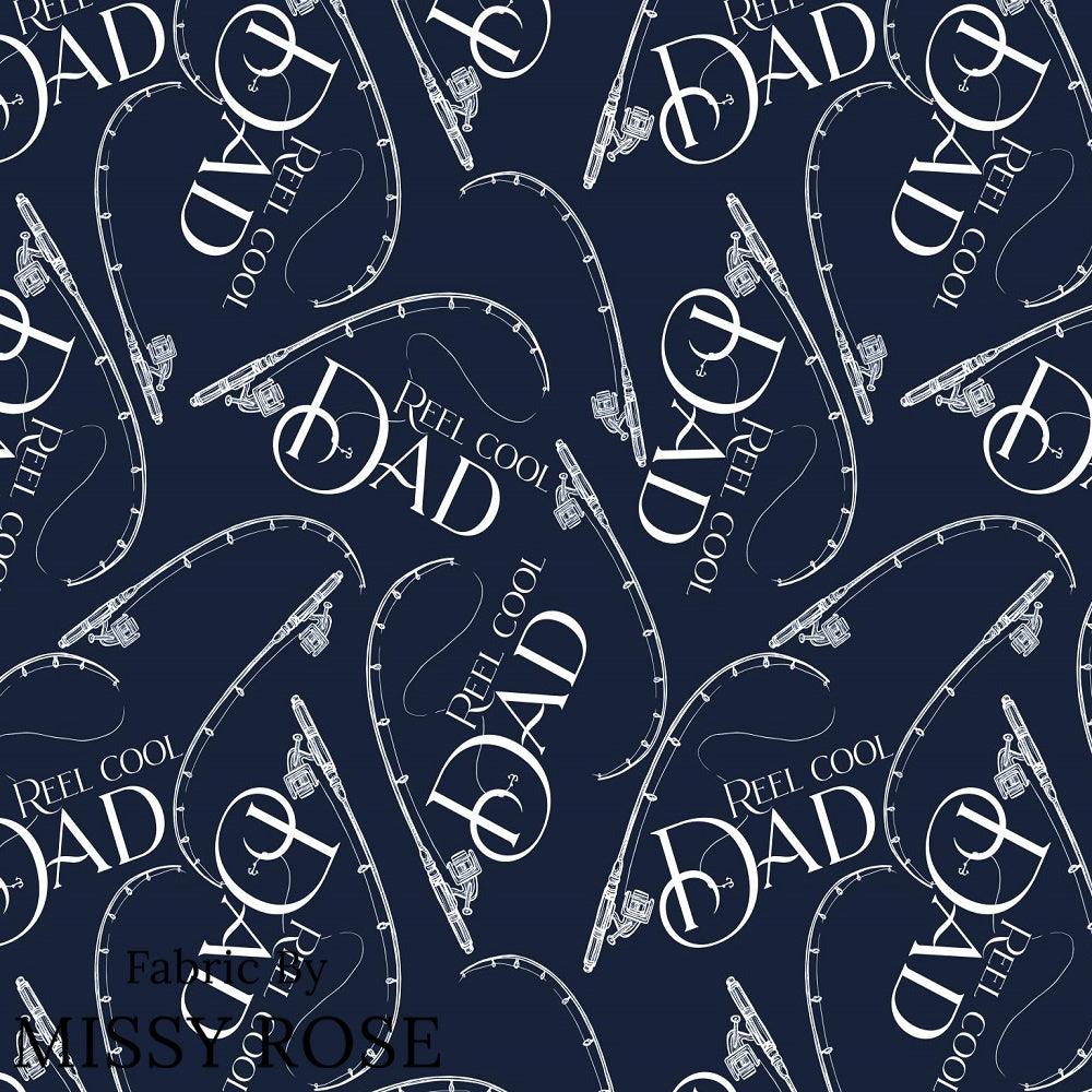 Design 933 Cool Dad Fabric – premium custom printed fabric for sewing | Fabric by Missy Rose