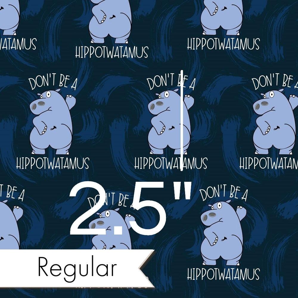 Design 934 Hippo Fabric – Australian custom printed fabric pre-order | Fabric by Missy Rose