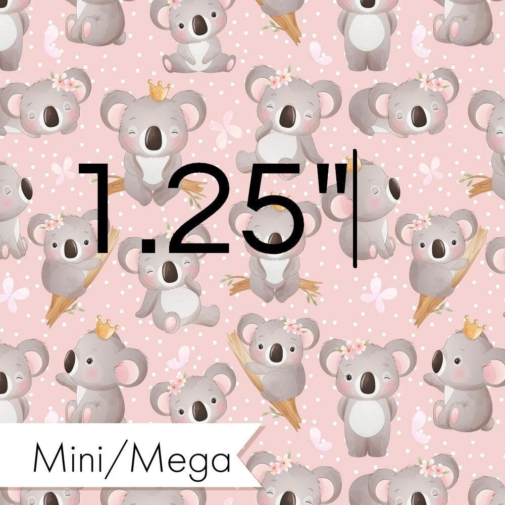 Design 938 Pink Koala Fabric – made-to-order custom fabric by the metre | Fabric by Missy Rose